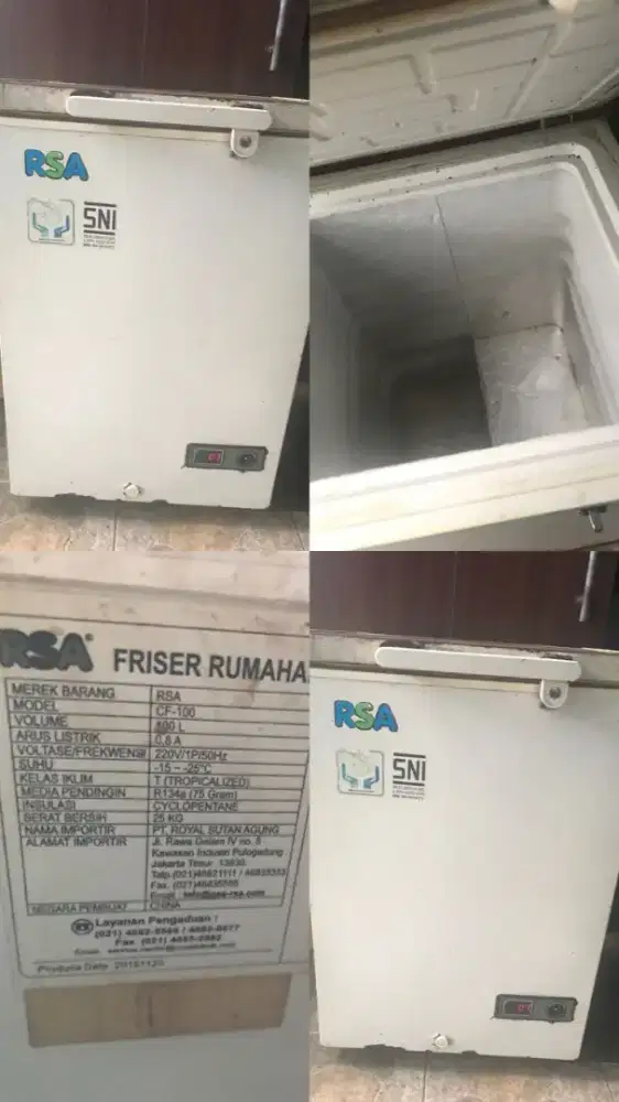 BOX FREZER UKURAN 100L