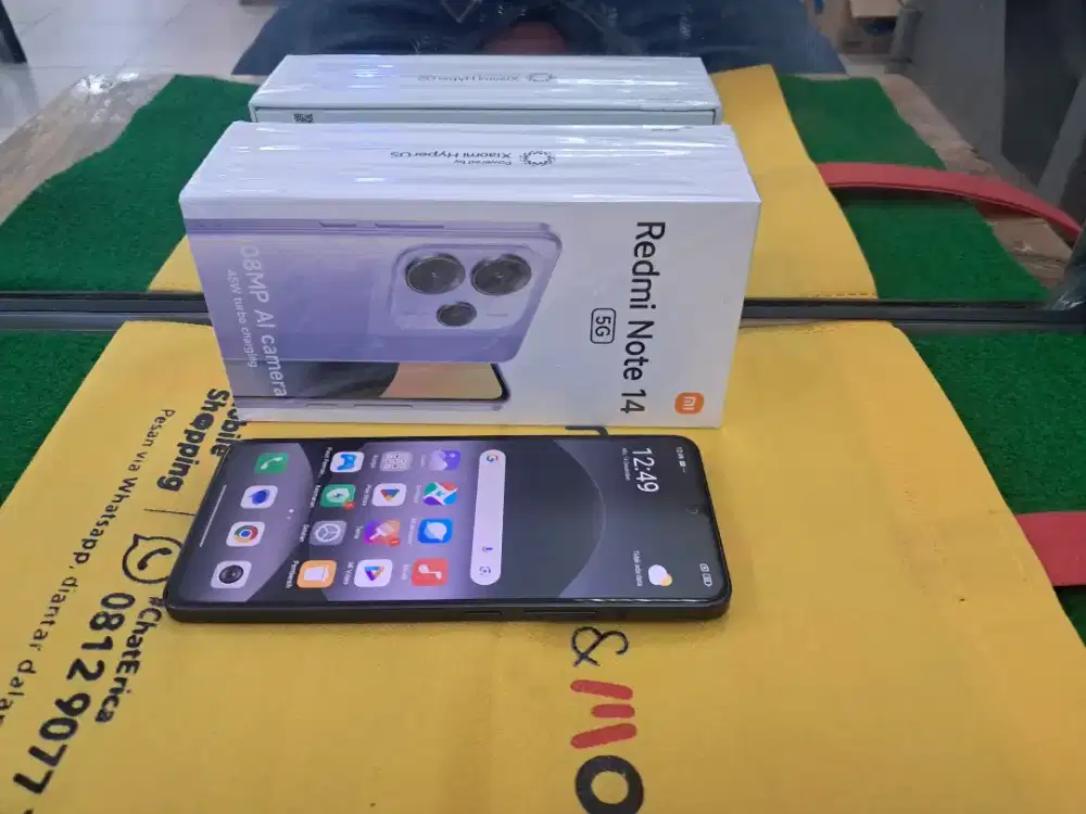 Redmi Note14 5G Ram 12/512 GB lengkap normal
