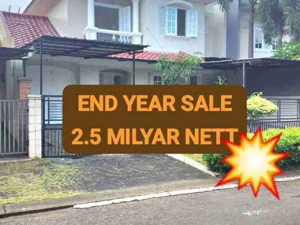 Flash Sale Harga Istimewa Rumah 2 Lantai di Legenda wisata