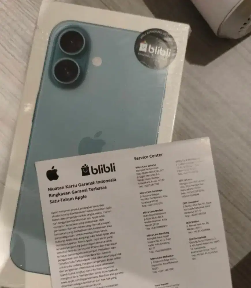 BNIB Iphone 16 Teal 128 GB