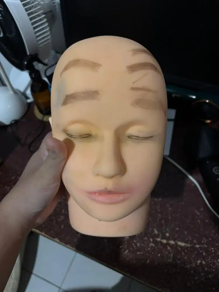 Kepala Patung Patung Kepala / Head Manequin Manekin Training Eyelash