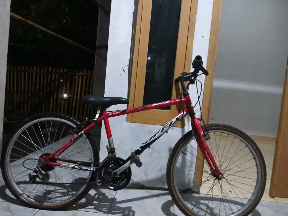 sepeda sudah ga ke pake