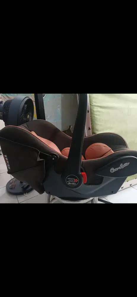 Jual car seat bayi new born chocolate