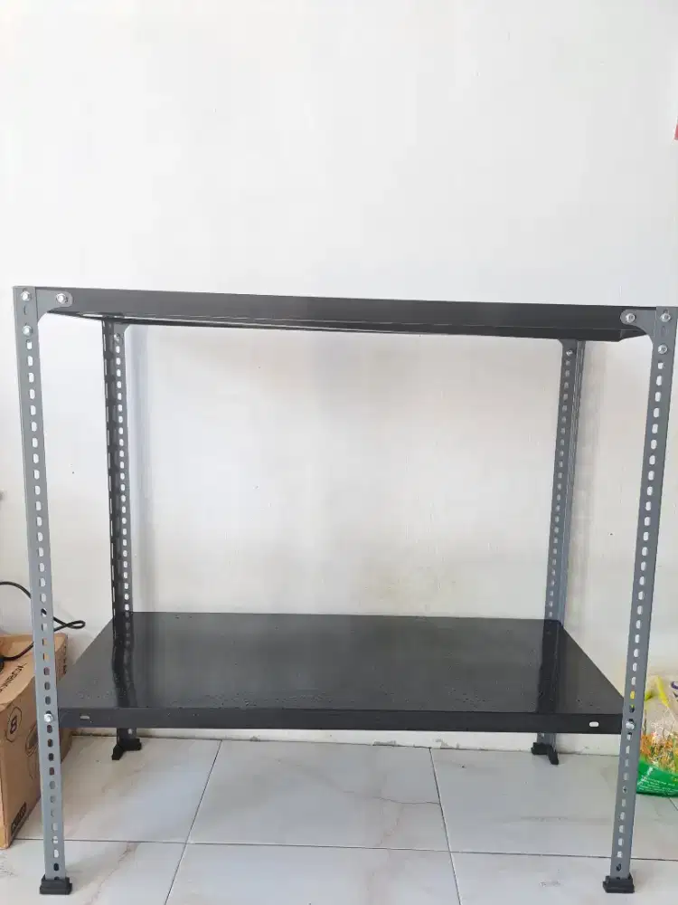 Meja Kompor Gas 2 Tungku Rak Kompor 2 Susun