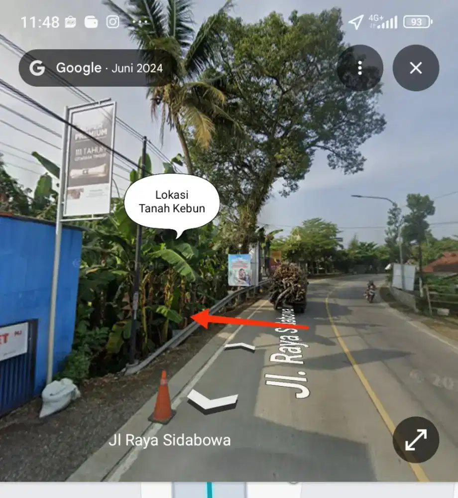 Dijual Tanah Strategis Pinggir Jalan Raya