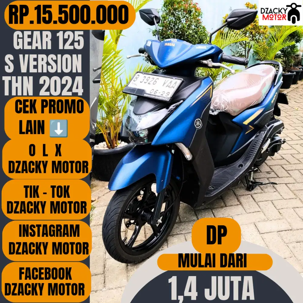 YAMAHA GEAR 125 S VERSION 2024 SECOND LIKE NEW