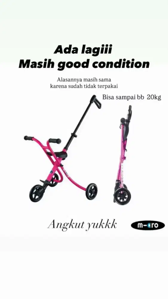 Jual cepat sepeda lipat micro