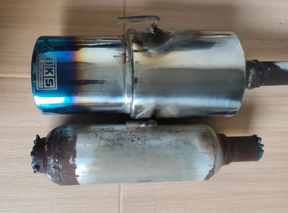 Knalpot HKS racing mobil + resonator racing