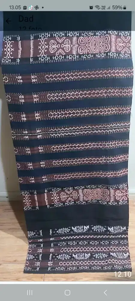 Sarung sabu motif tua non pabrikan ,hand made
