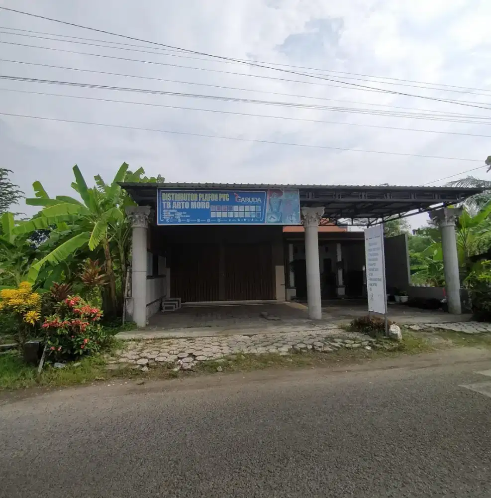 Rumah usaha 0 jalan raya