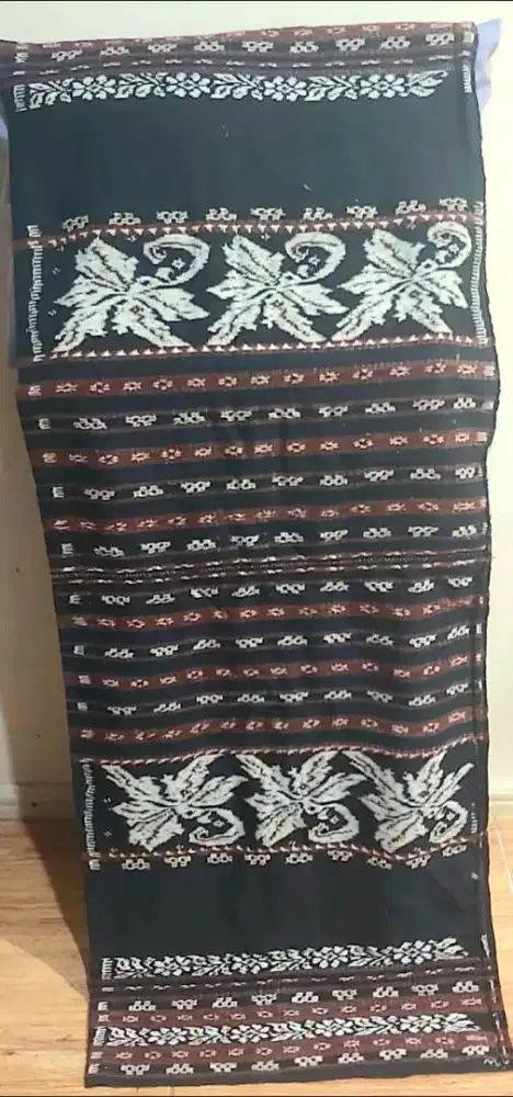 Sarung sabu ntt antik motif tua hadil tenunan sendiri dari bahan alami