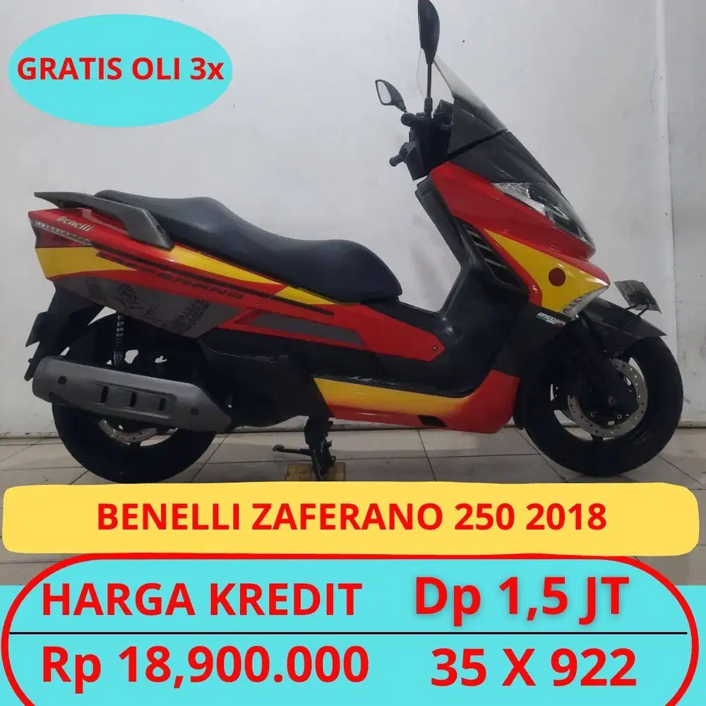 BENELI ZAFERANO 250 2018 DP HANYA 1,5 JUTA GUYSS