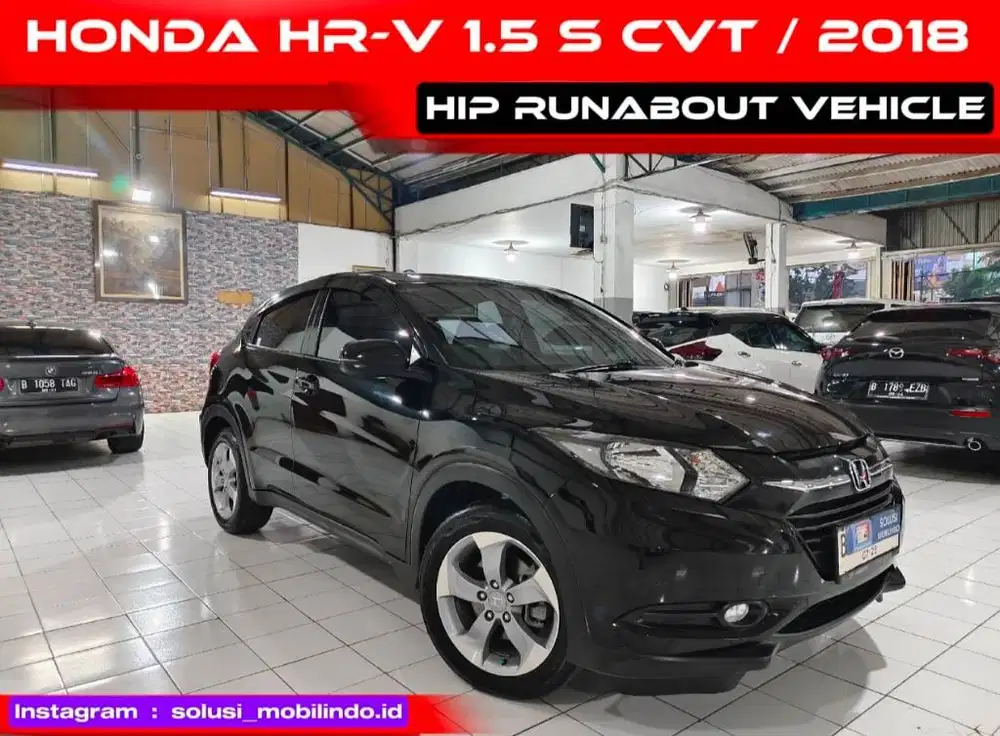 Honda HRV S CVT 1.5 Bensin AT 2018 Hitam