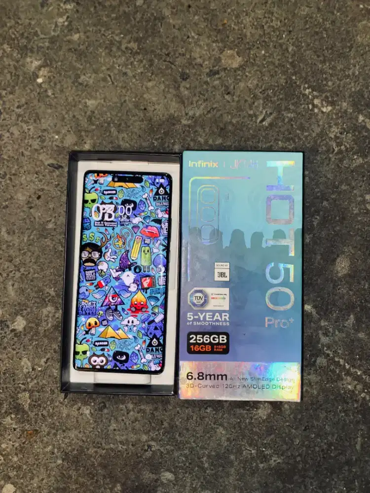 Infinix hot 50pro+ Fullset