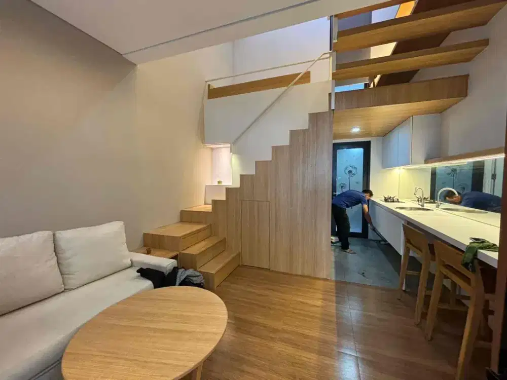 Disewakan Fleekhauz Bsd Rumah 2 lantai 40 juta Full furnished siap masuk bersih