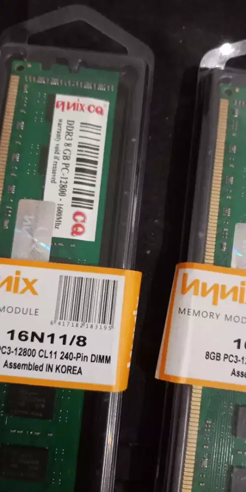Jual memory PC DDR3 2 keping normal
