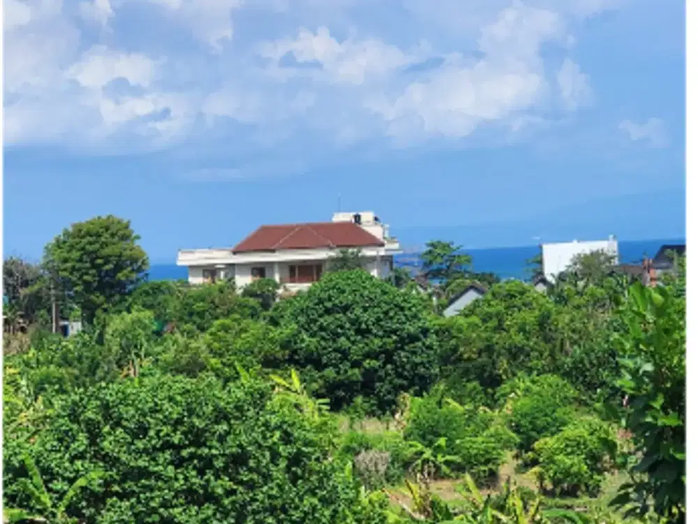Land for rent with sea view in Sanur