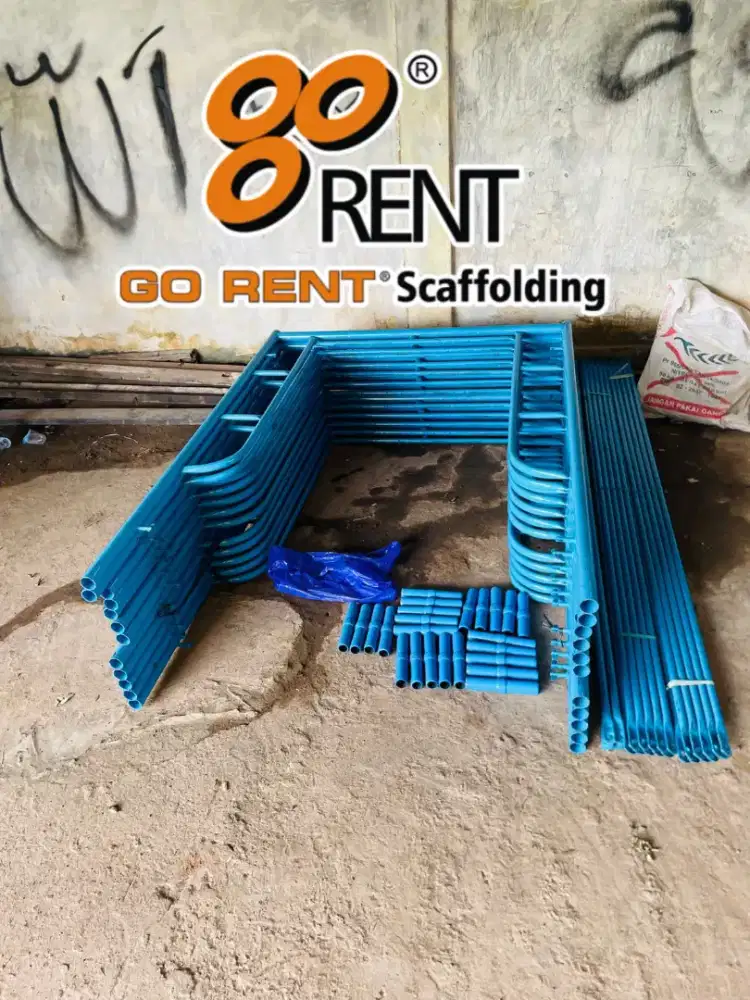Sewa dan jual scaffolding, ring lock, roda dll