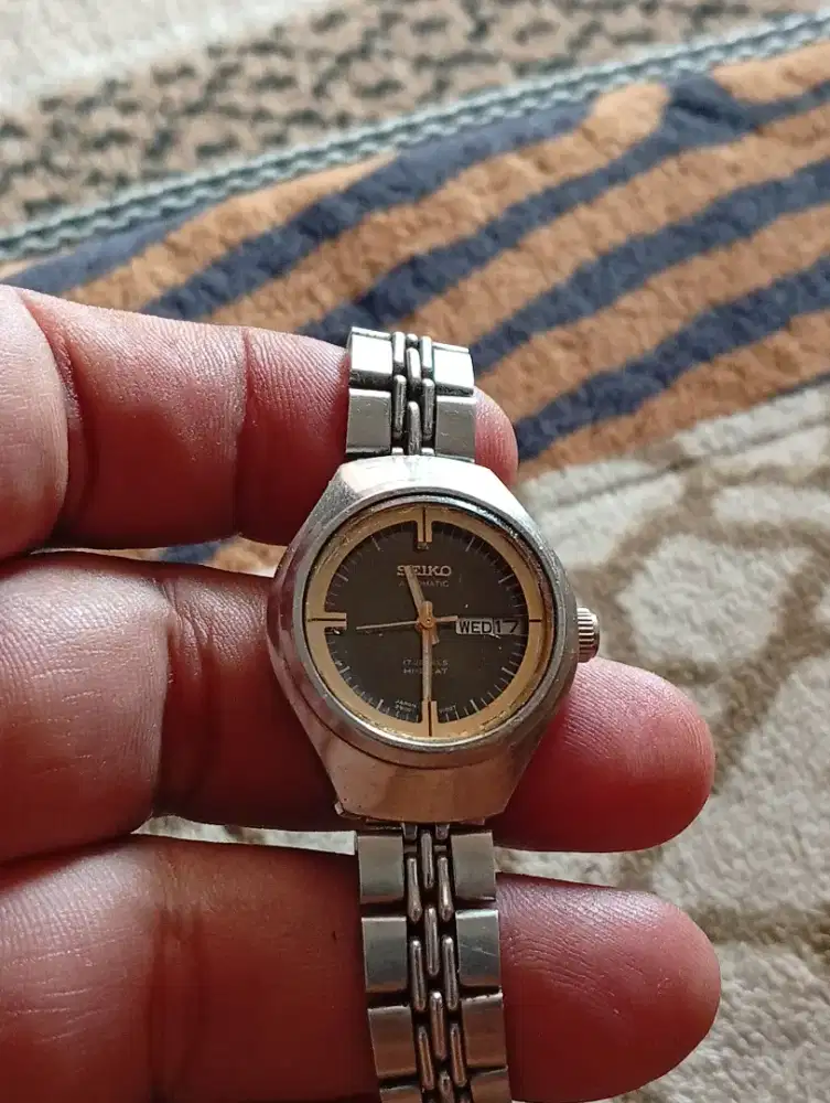 Seiko Automatic Cewek Jam saja Size 28mm rante b bb 75kg an Mulus Ori