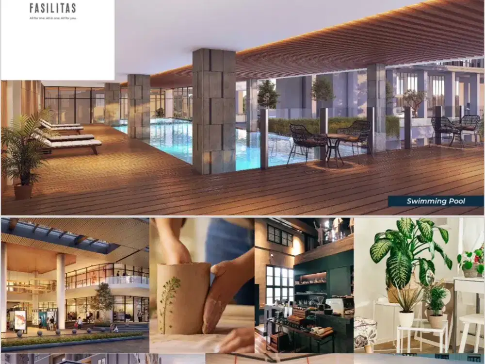 dijual 2 bedroom apartment creativo bintaro