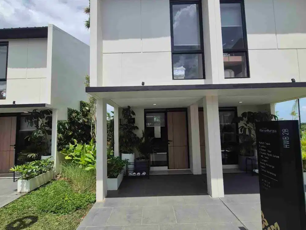 RUMAH 2 LANTAI EKSKLUSIF TIPE HWB 2B! FASILITAS PREMIUM, HARGA MULAI 128 JUTAAN!