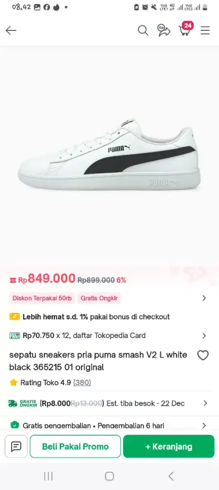 jual puma 365215-01 (original)