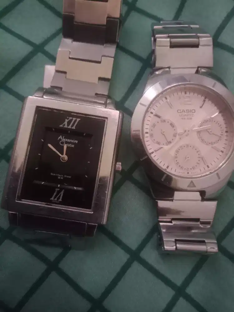 Jam tangan casio + alendre christie (ori)
