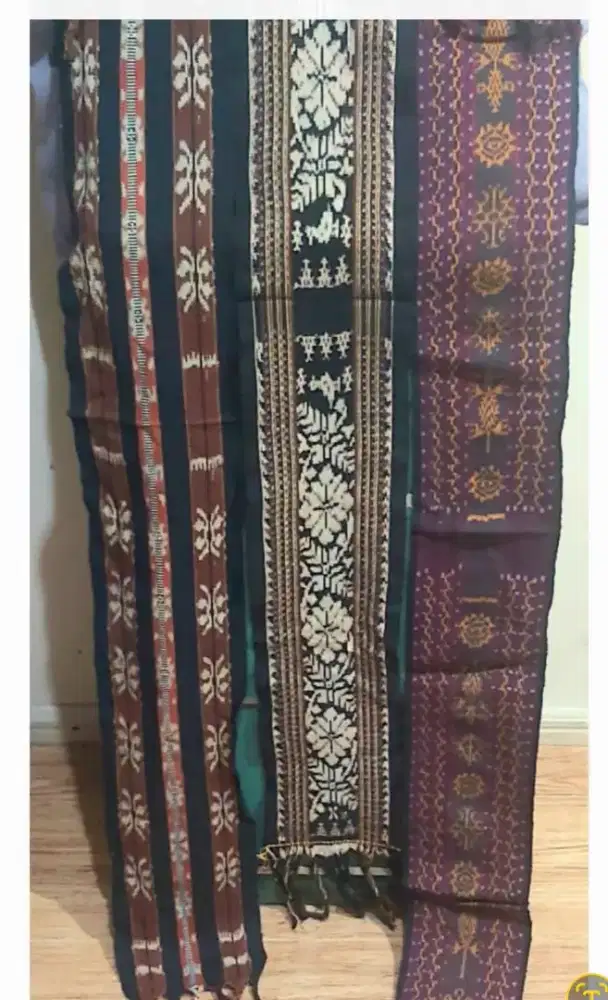 Selendang sabu ntt .antik dan tua .hand made .bahan dr tumbuh2an