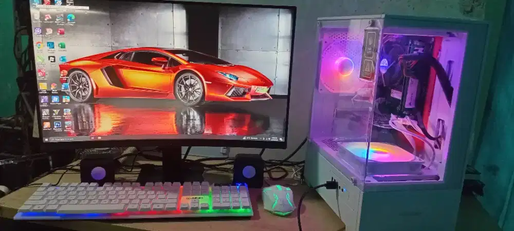 Komputer gaming n design core i7 ram 16gb ssd 256gb hdd 500gb 24in cod