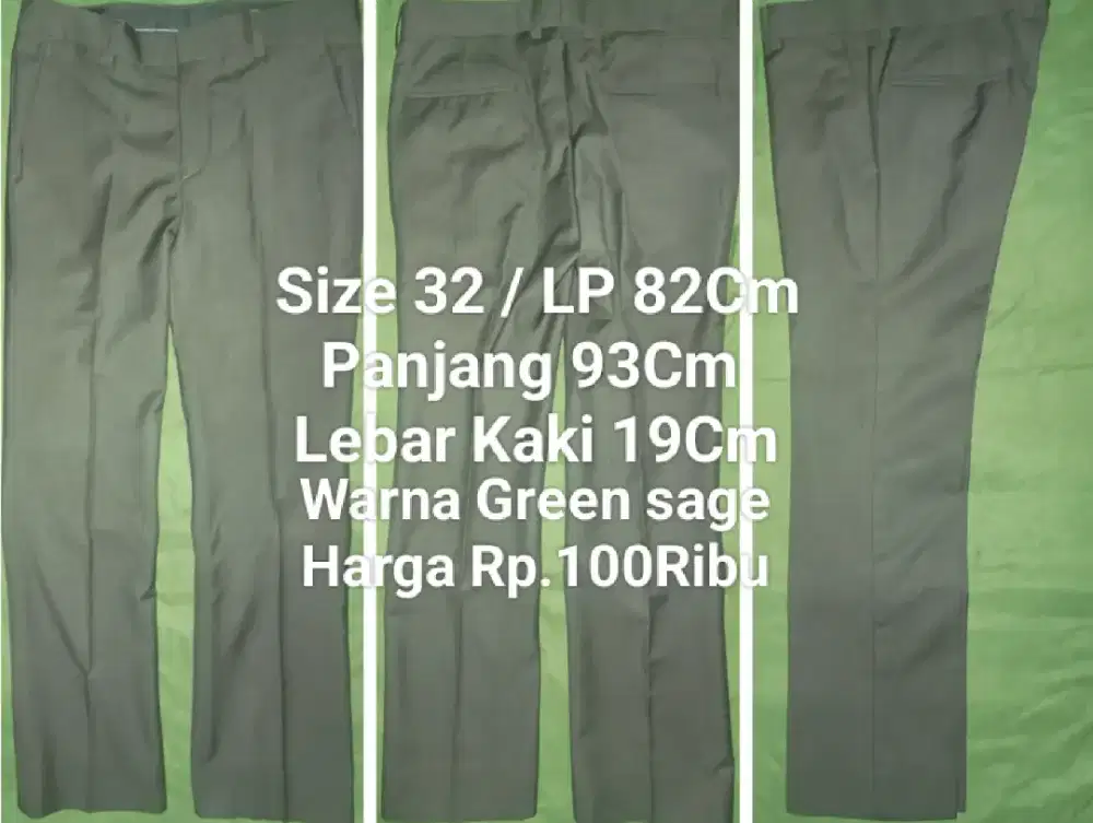 Celana bahan katun & Chinos 32-33