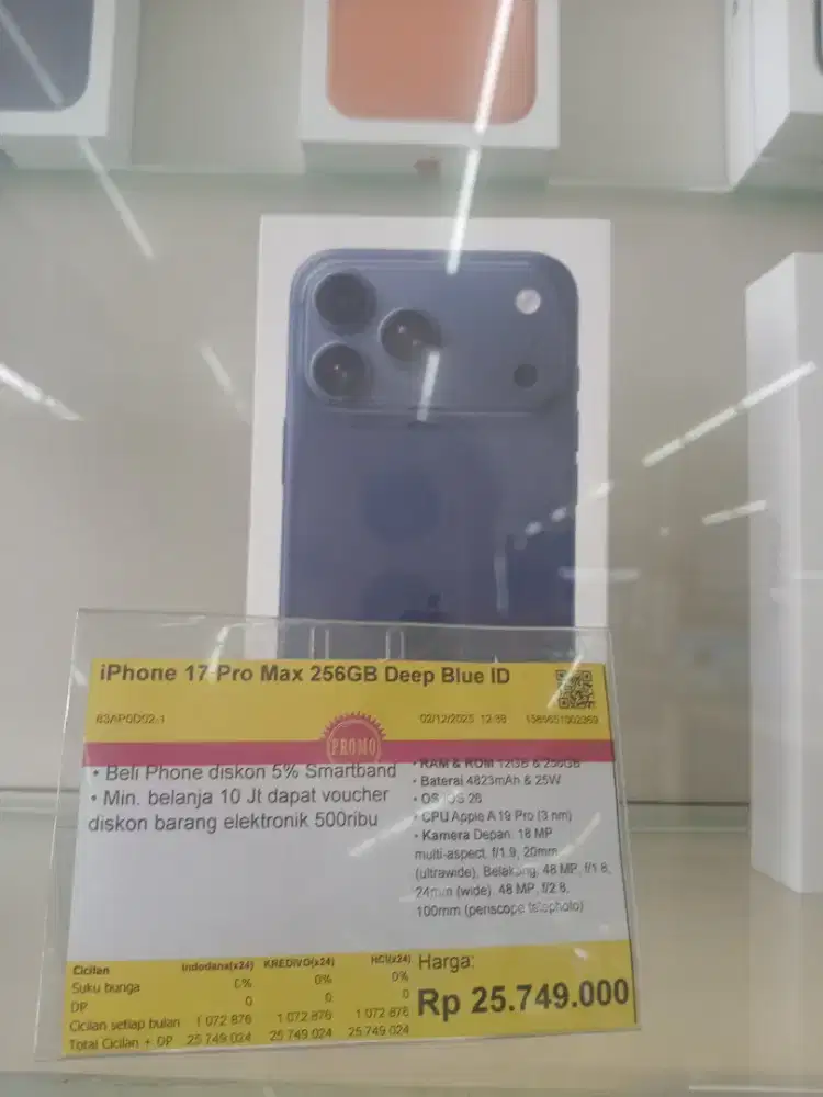 Iphone 17 promax 256 bisa cicilan tanpa dp