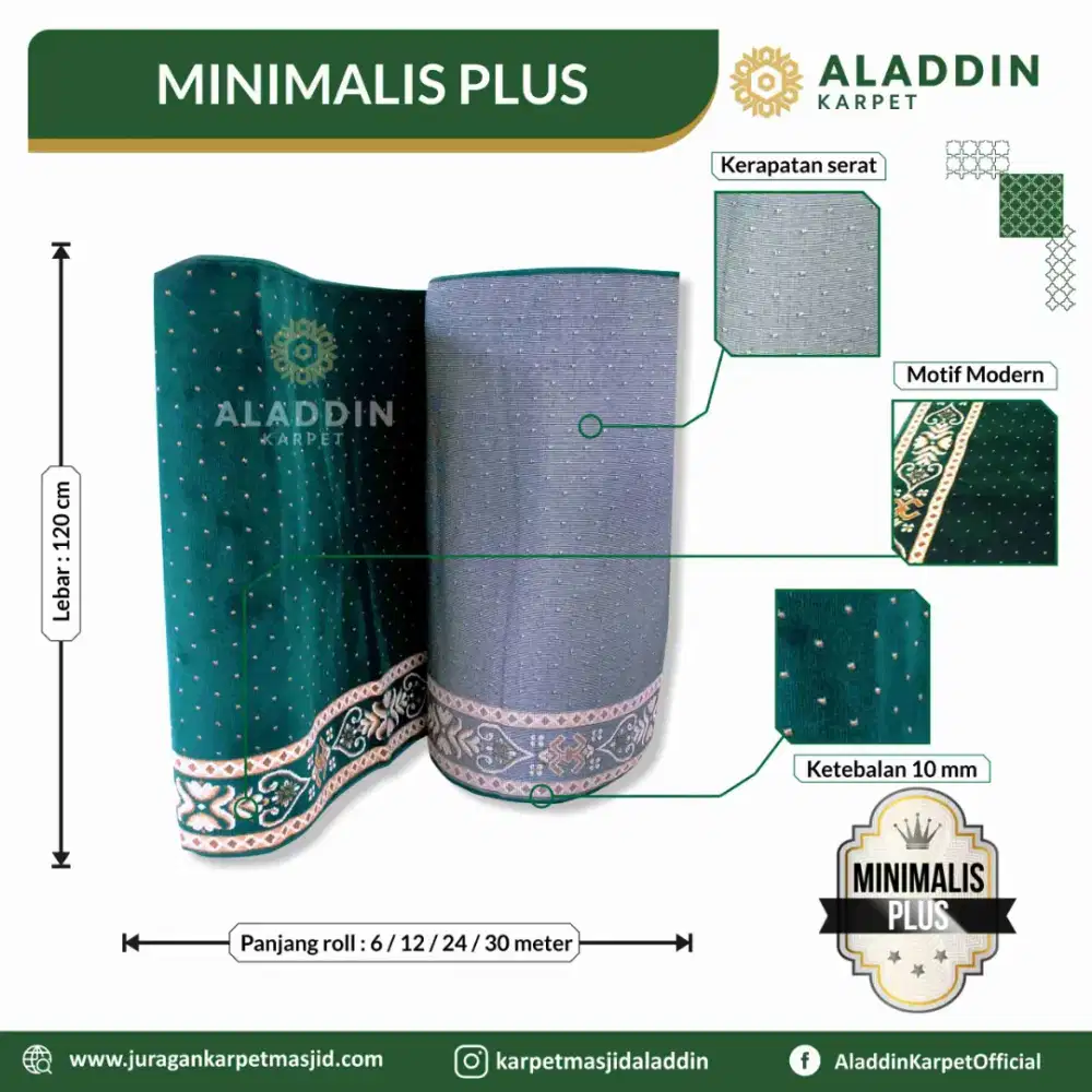 Karpet masjid kualitas tinggi harga merakyat