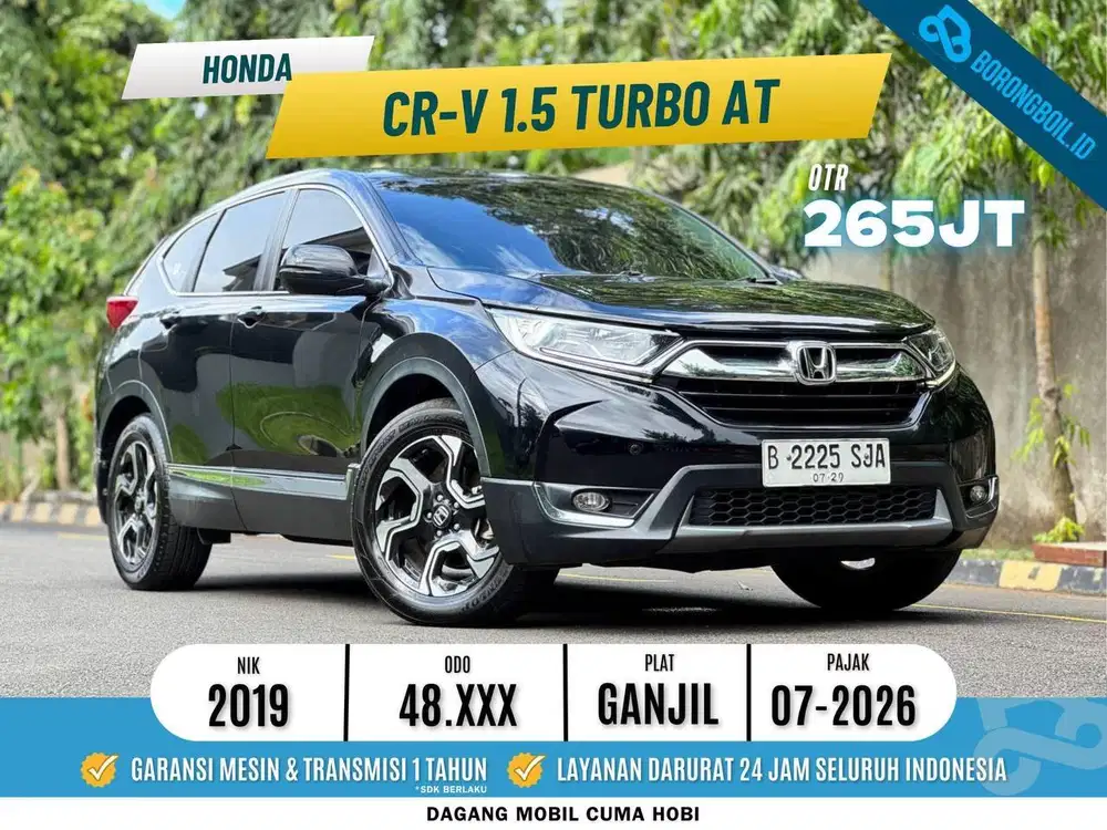 Crv 1.5 Tubro 2019 Hitam istimewa
