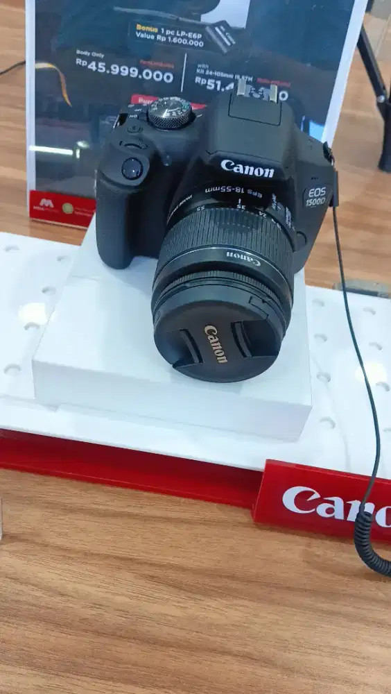 Kamera canon EOS 1500D WITH LENSA EF-S 18-55 IS II KIT(D5)