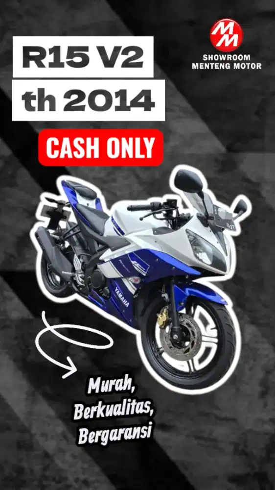 R15 V2 BIRU TH 2014, CASH ONLY