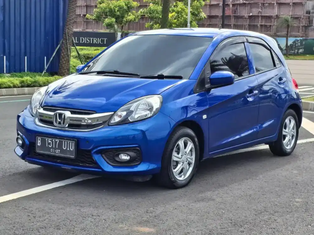 Honda Brio E Satya Automatic 2016 Bensin Biru Metalik