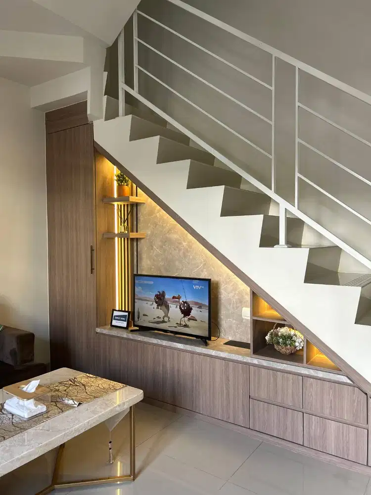 Lemari Bawah Tangga Custom Minimalis Sidoarjo Surabaya