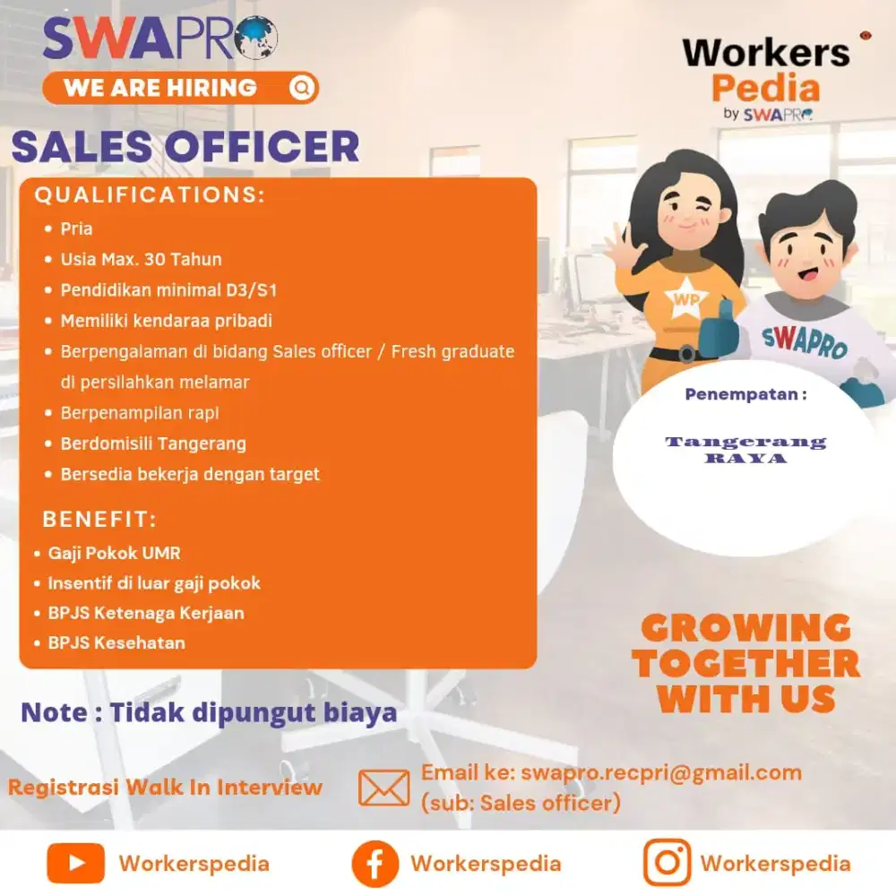 Lowongan sales officer