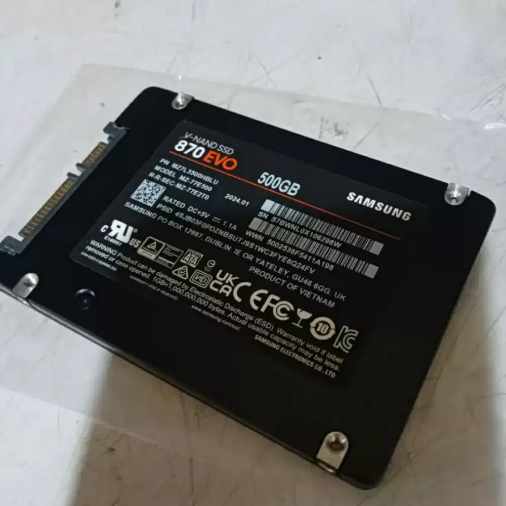 Samsung SSD 870 EVO 500GB joss 100/100