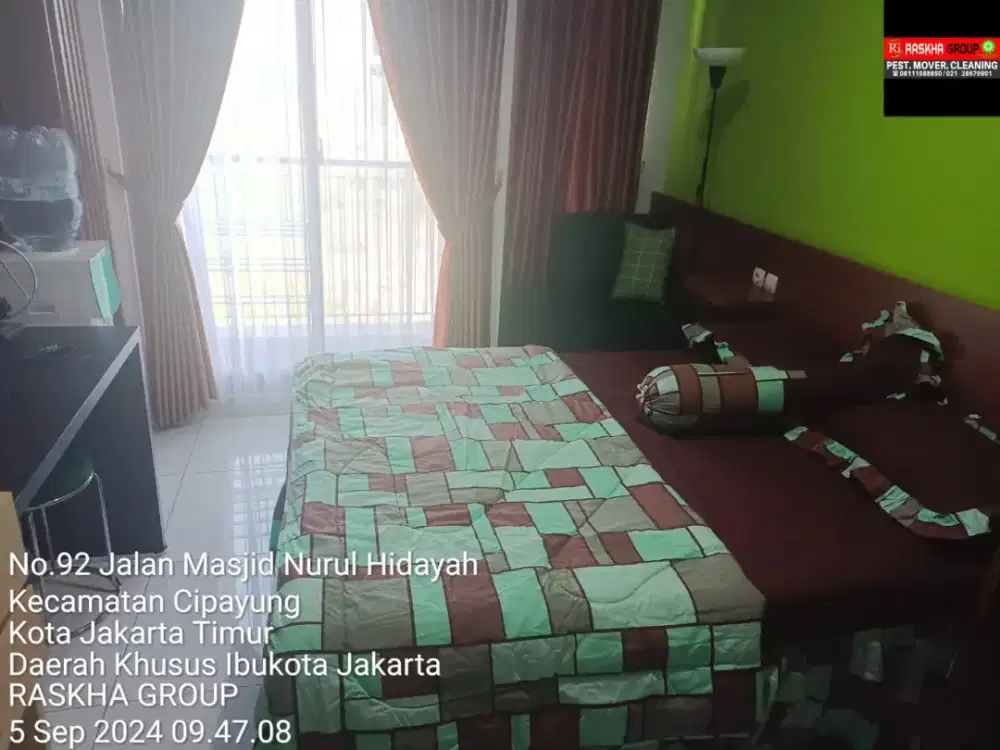 Apartemen sakura garden type studio