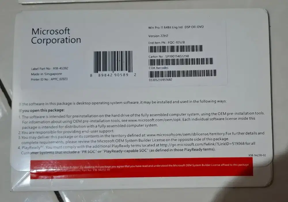 Windows 11 pro 64 bit