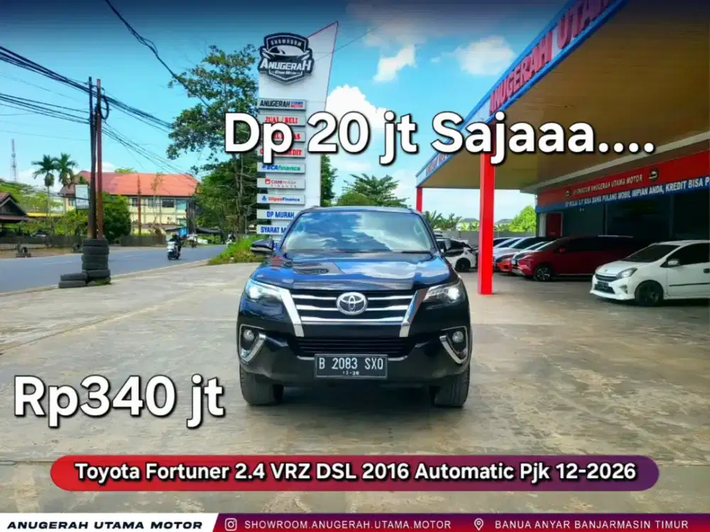 Dp20jt Fortuner VRZ 2016 Automatic Pjk12-2026