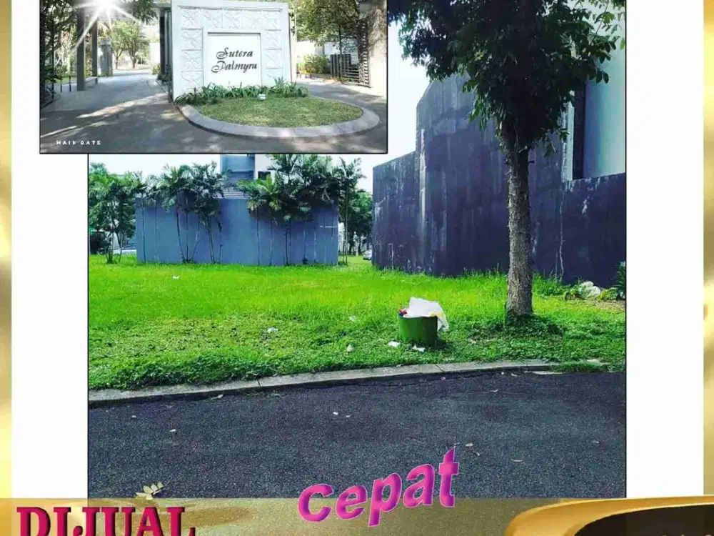 DIJUAL TANAH / KAVLING 272m2 di Perumahan Alam Sutera
Serpong - Tangerang Selatan - Banten.