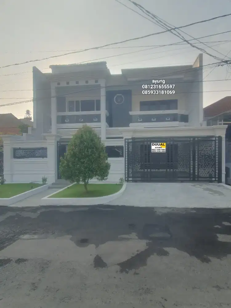 DIJUAL Rumah 2Lt SemiFurnish Baru Full Granit di Darmo baru  Surabaya