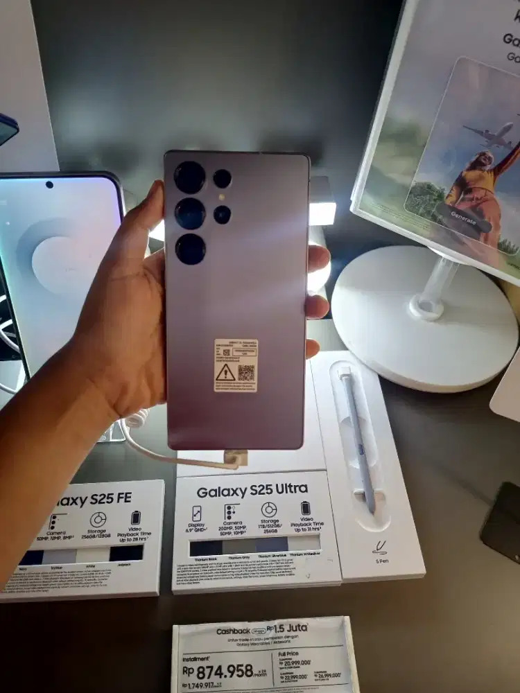 READY SAMSUNG GALAXY S25 ULTRA CICILAN PAKAI HOME CREDIT BUNGA 0%