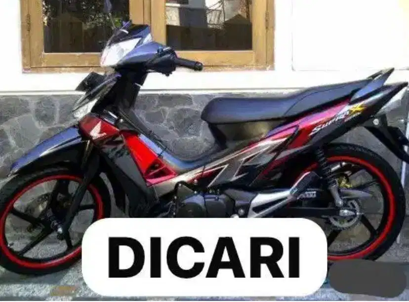 Di Cari Supra X 125 Double Disk DD Tahun 2008 Ke Atas Supra X 2010
