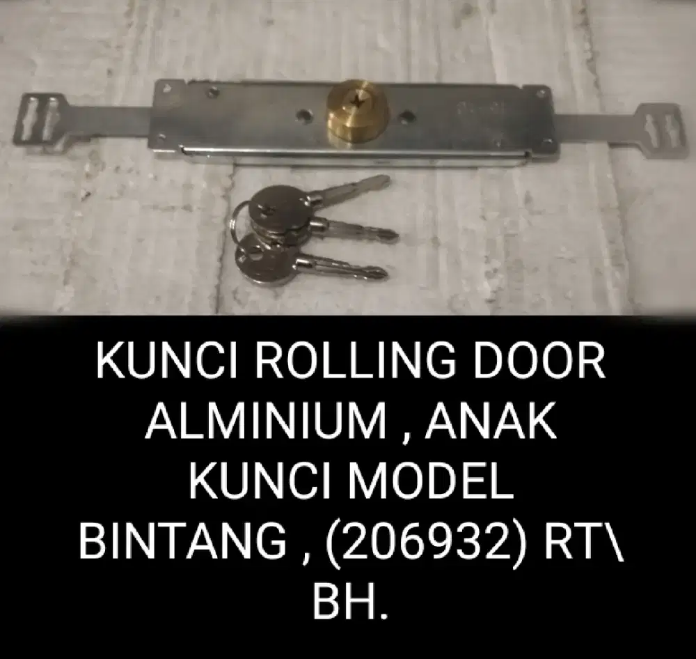 KUNCI PINTU ALMINI