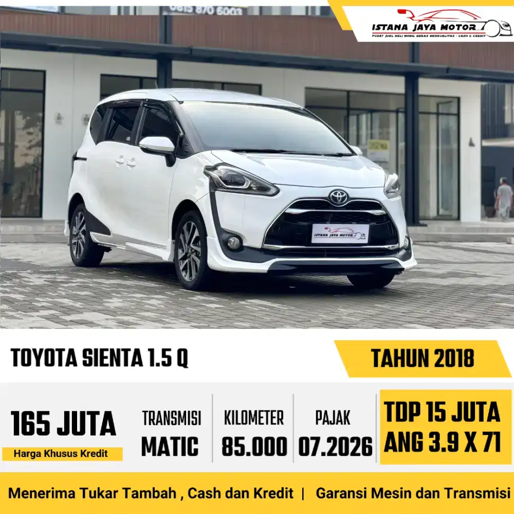 TOYOTA SIENTA 1.5 Q CVT 2018