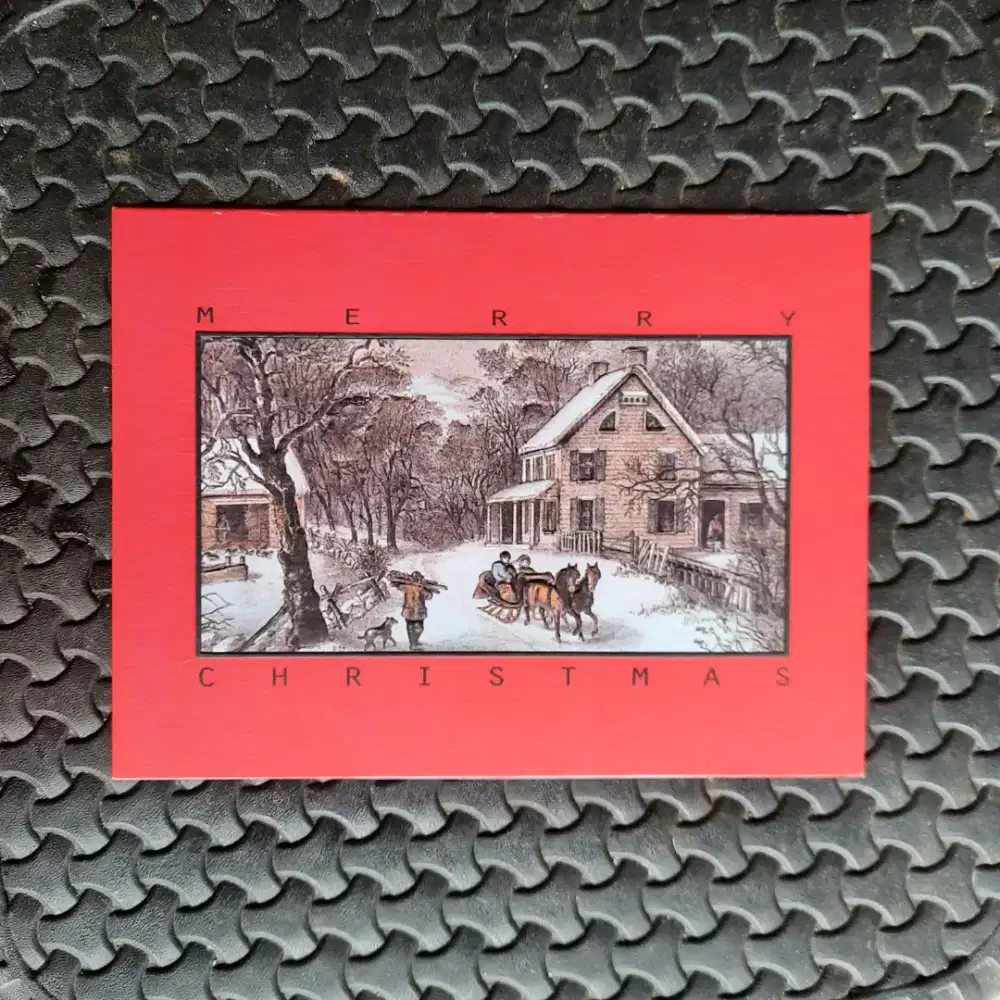 Kartu Ucapan Natal uk 16,5x12 5 cm