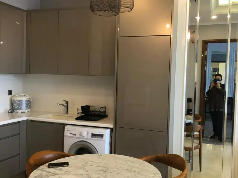 Disewakan Apartemen Distric 8 1 BR Luas 53 M2 Brand Siap Huni Jaksel